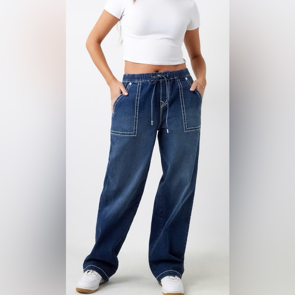 NWT - True Religion Relaxed Baggy Jeans